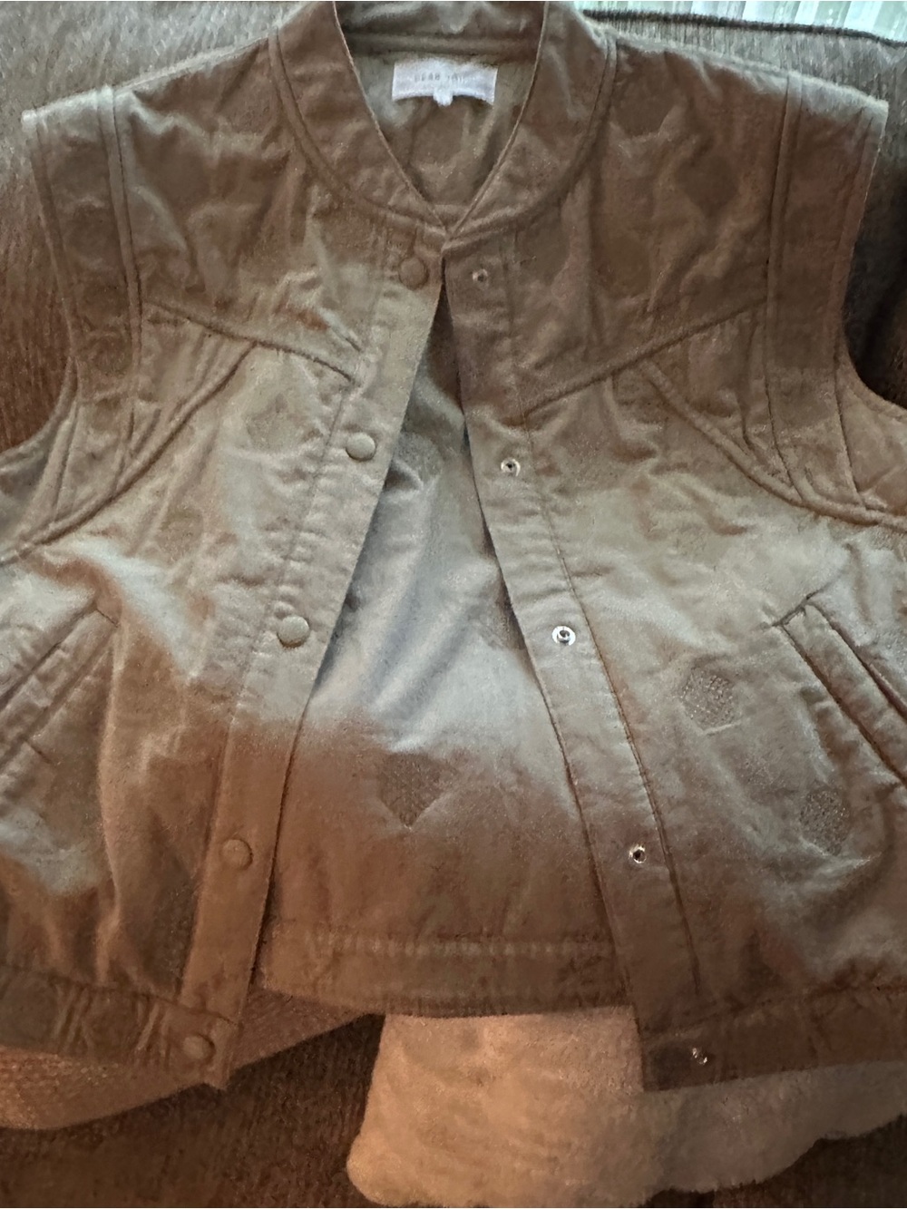 DEAR JOHN snap buttons vest -medium